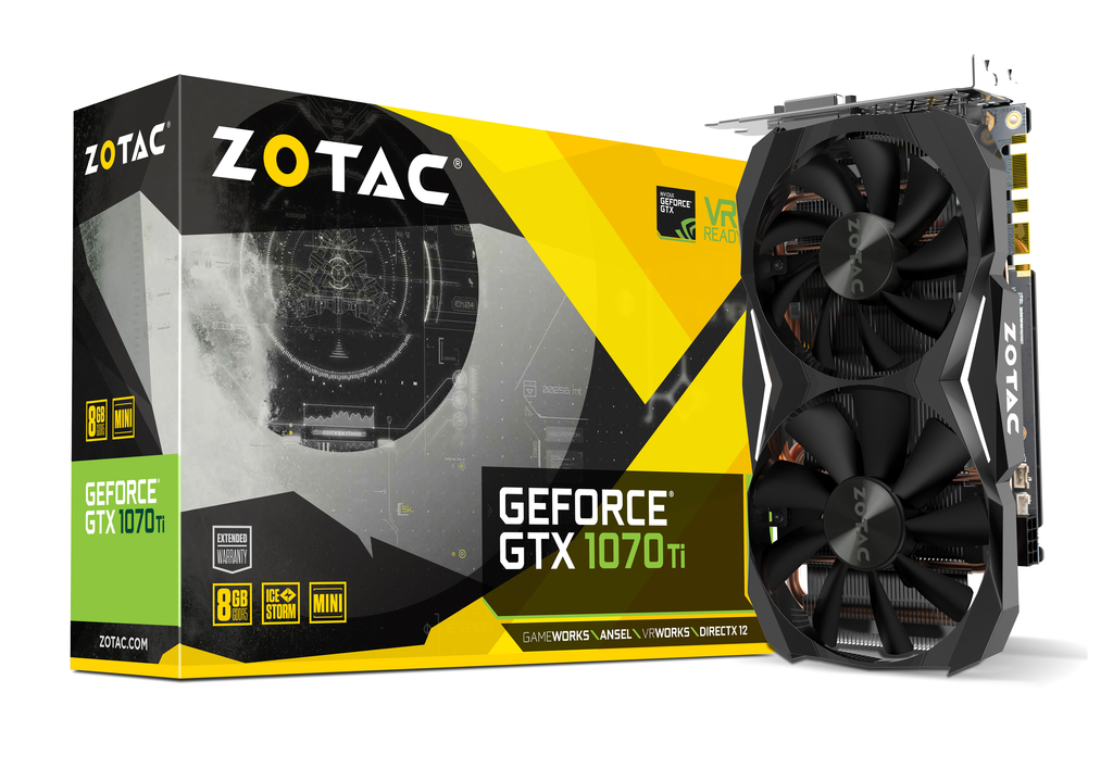 ZOTAC GeForce® GTX 1070 Ti Mini