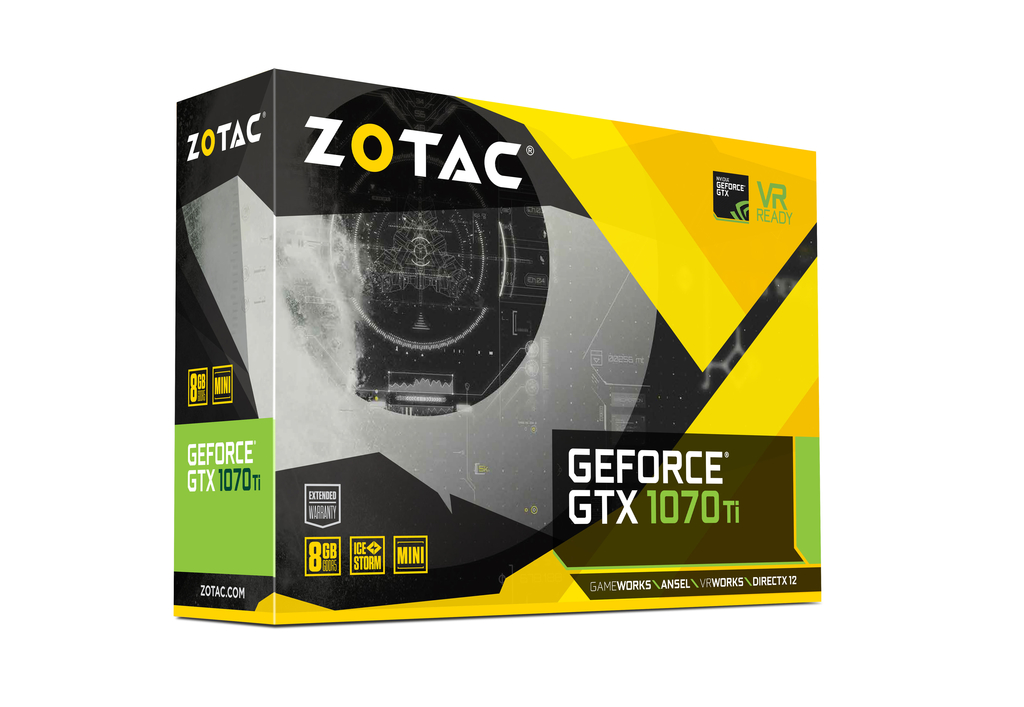ZOTAC GeForce® GTX 1070 Ti AIR
