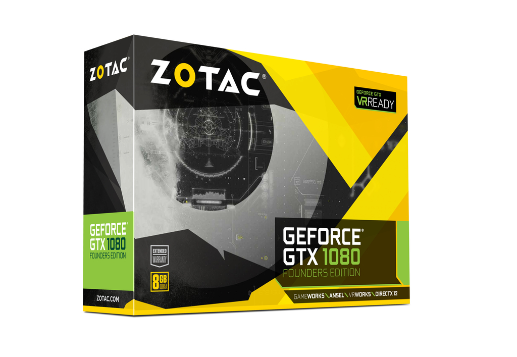 ZOTAC GeForce® GTX 1080 파운더스 에디션