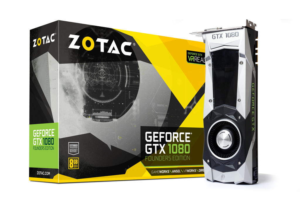 ZOTAC GeForce® GTX 1080 파운더스 에디션