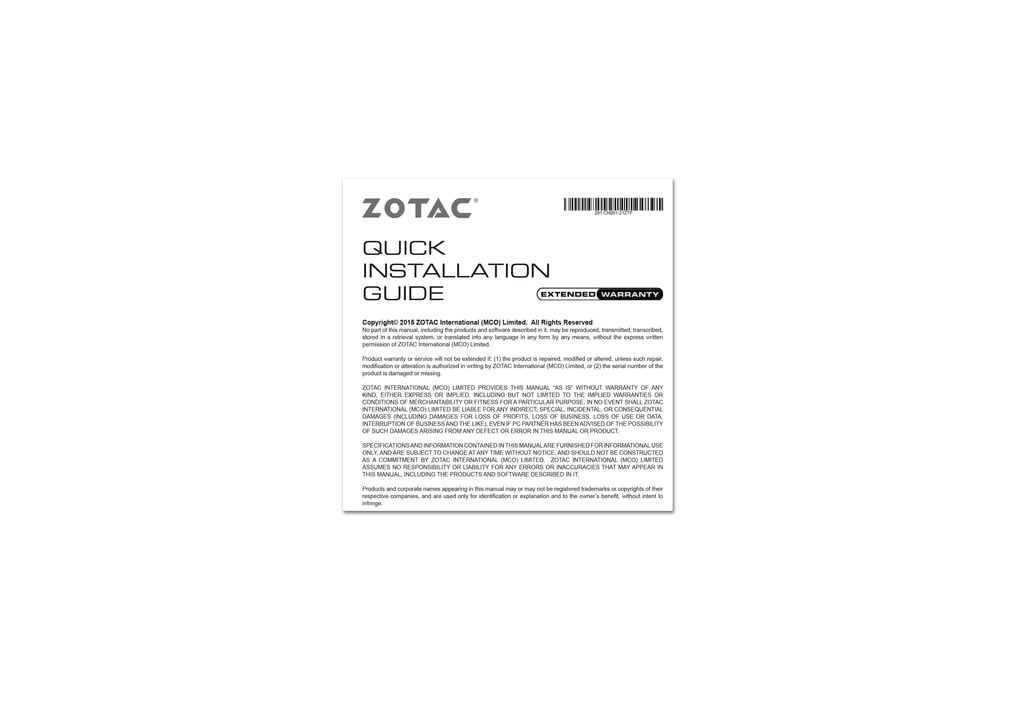 ZOTAC GAMING GeForce GTX 1650 OC