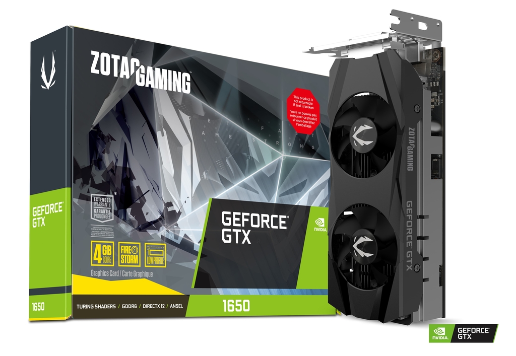 ZOTAC GAMING GeForce GTX 1650 Low Profile | ZOTAC