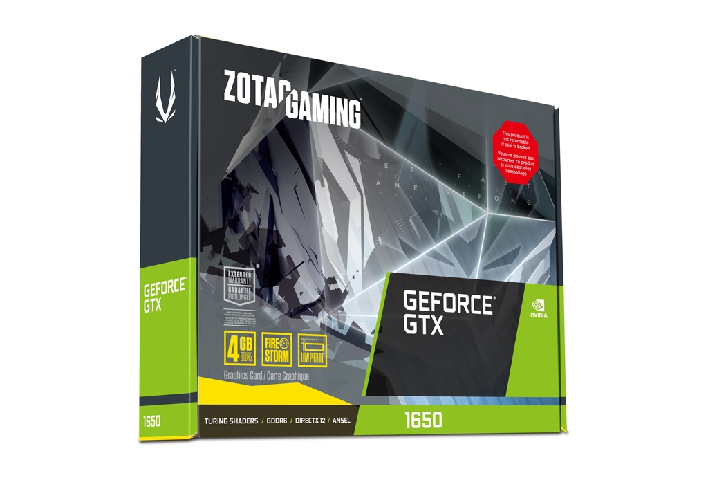 ZOTAC GAMING GeForce GTX 1650 Low Profile | ZOTAC
