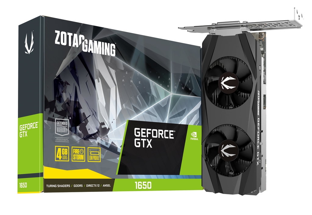 ZOTAC GAMING GeForce GTX 1650 Low Profile