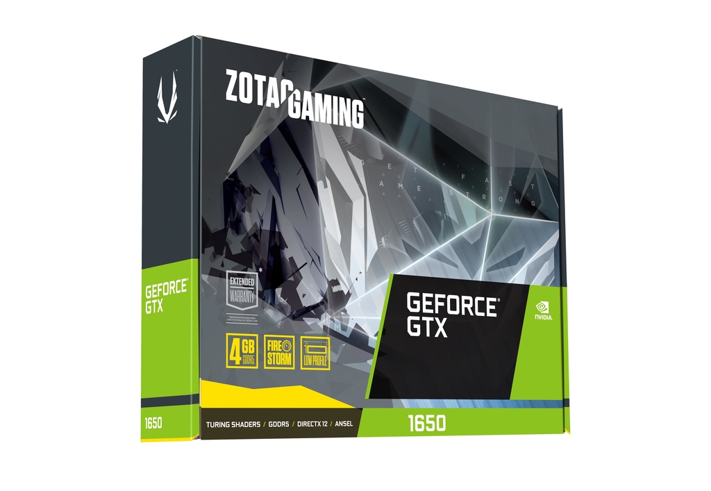 ZOTAC GTX1650 4GB ロープロファイル LP