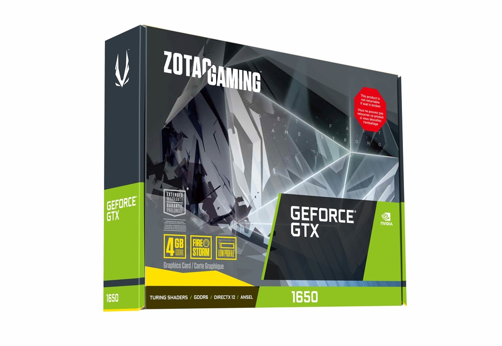 ZOTAC GAMING GeForce GTX 1650 Low Profile GDDR6