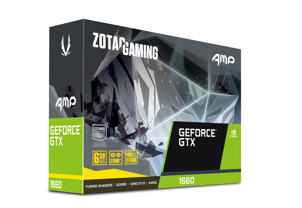 ZOTAC GAMING GeForce GTX 1660 AMP 백플레이트
