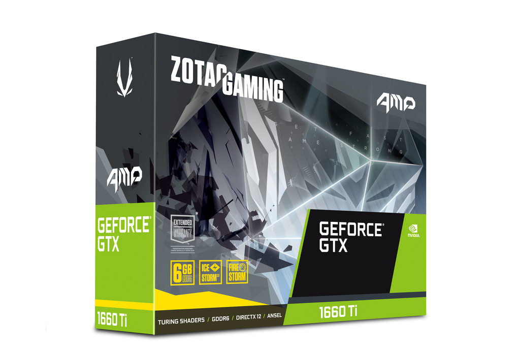 ZOTAC GAMING GeForce GTX 1660 Ti AMP 6GB GDDR6 | ZOTAC