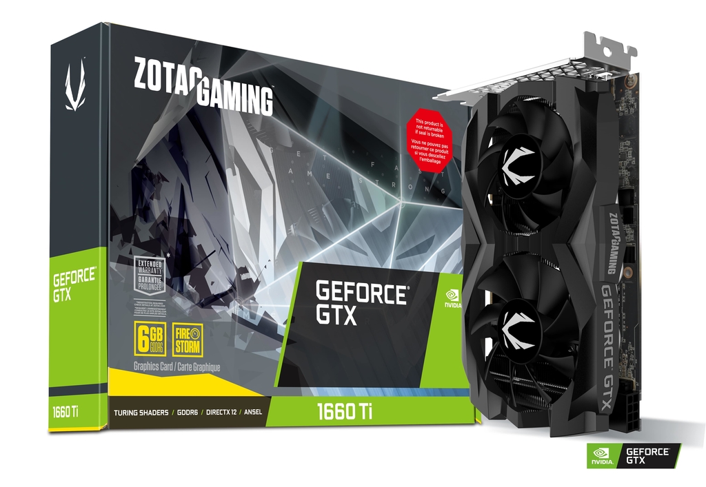 ZOTAC GAMING GeForce GTX 1660 Ti 6GB GDDR6