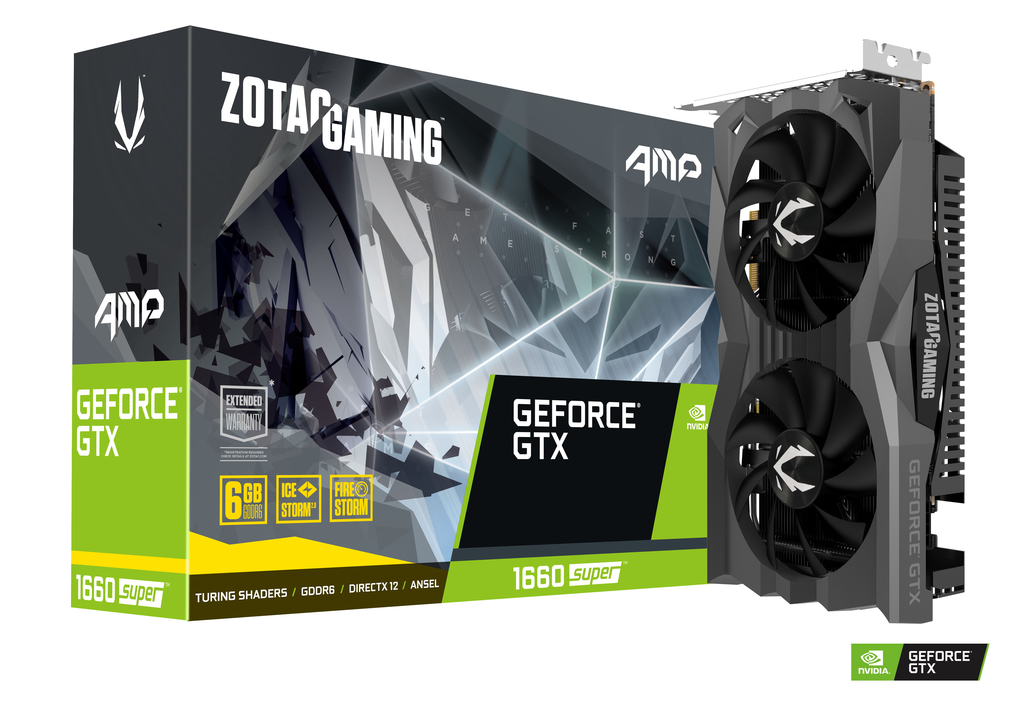 ZOTAC GAMING GeForce GTX 1660 SUPER AMP 백플레이트