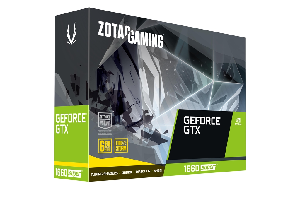 ZOTAC GAMING GeForce GTX 1660 SUPER Twin Fan Black | ZOTAC