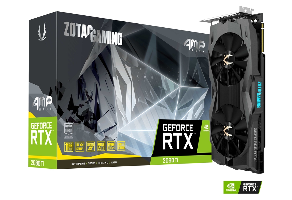 グラフィックボード・グラボ・ビデオカード Zotac RTX 2080Ti 22GB AMP ZOTAC GAMING GeForce RTX 2080 Ti AMP MAXX | ZOTAC