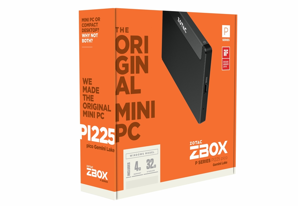 ZBOX PI225 pico Gemini Lake with Windows 10 | ZOTAC