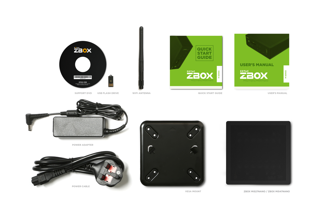 ZBOX MI542 nanoシリーズ | ZOTAC ベアボーン ZBOX Mシリーズ