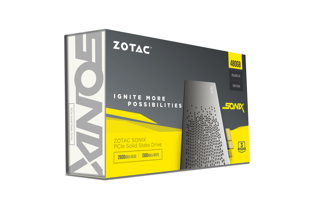 ZOTAC SONIX PCIE 480GB SSD