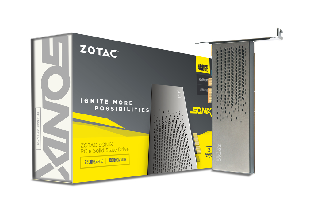 ZOTAC SONIX PCIE 480GB SSD