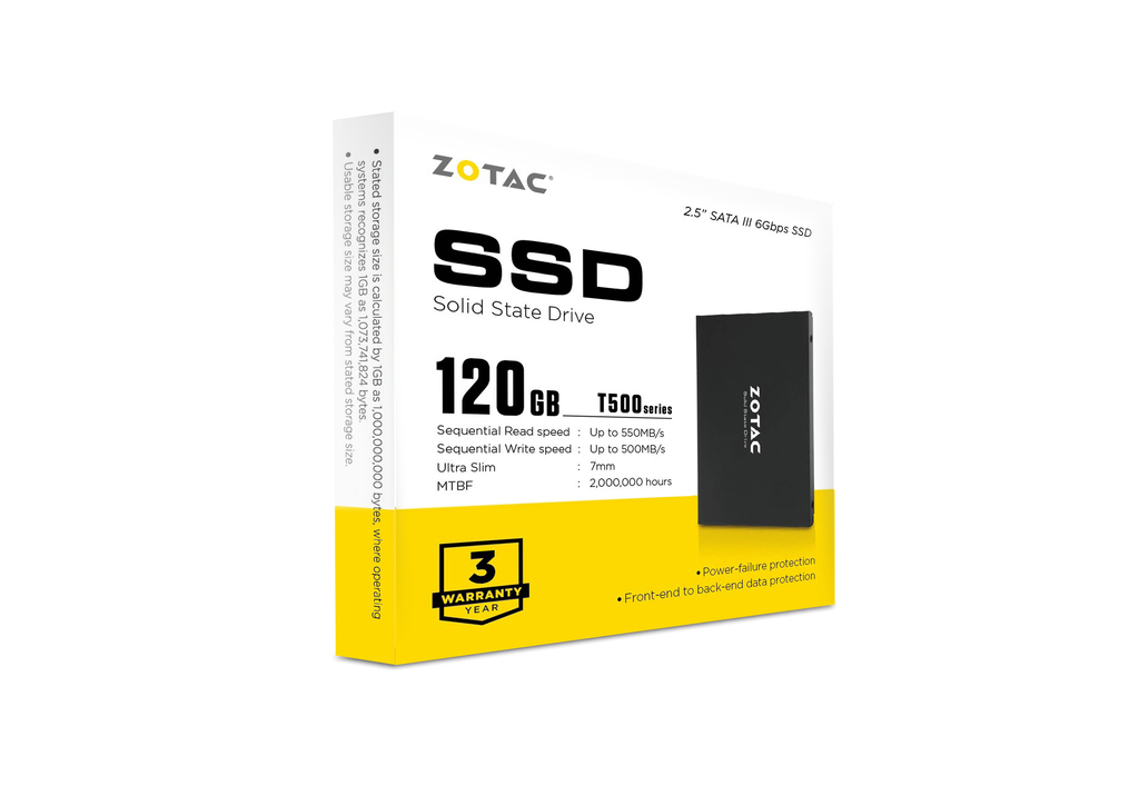 ZOTAC T500 120GB SSD