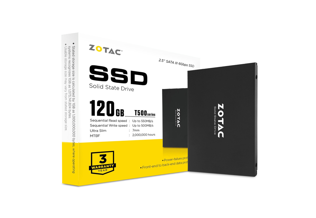 ZOTAC T500 120GB SSD