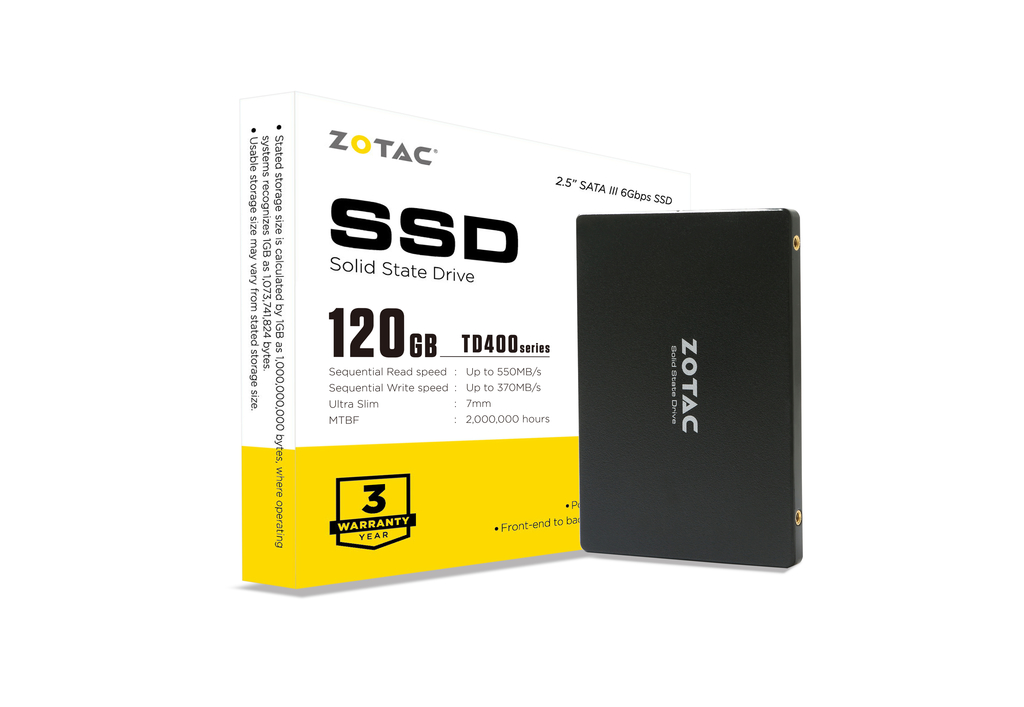 ZOTAC 120GB TD400 SSD