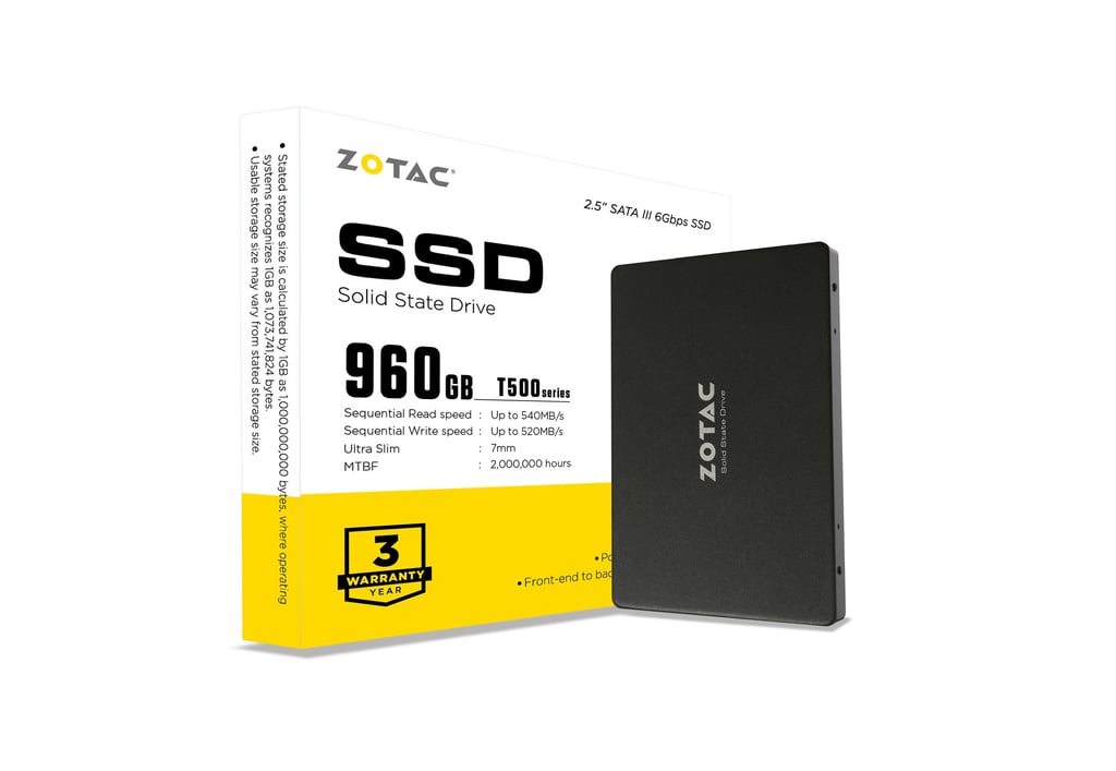 ZOTAC T500 960GB SSD