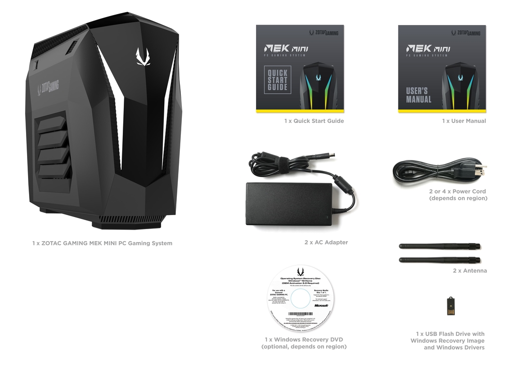 Mek Mini With 8th Gen Intel Core I7 And Geforce Rtx 2070 Zotac
