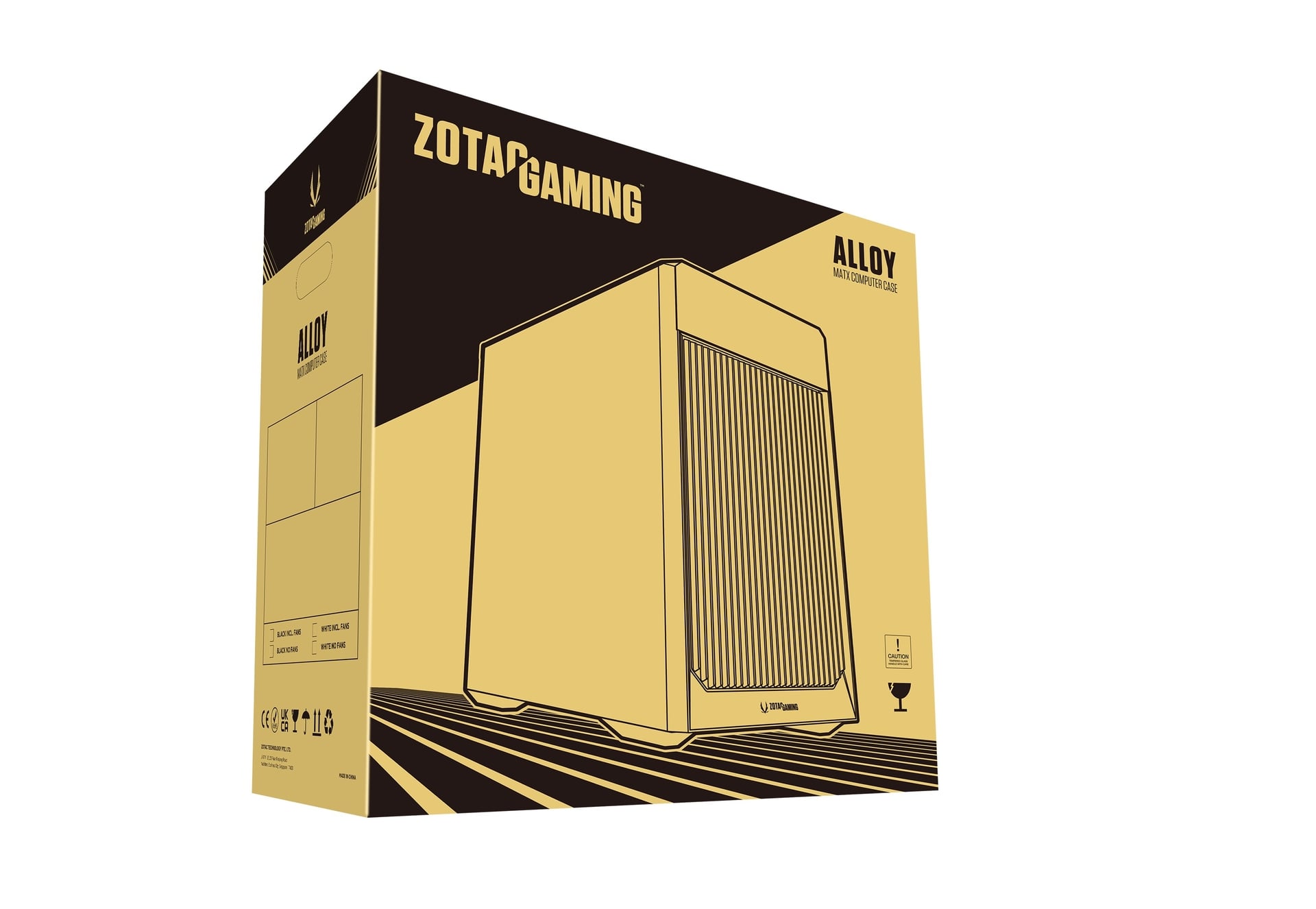 ZOTAC GAMING ALLOY mATX Computer Case (Black)