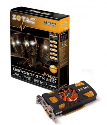 Carte Graphique Point Of View GTX 560 Ti 1Go GDDR5, Reconditionnée
