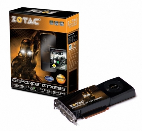 Zotac gtx top 285