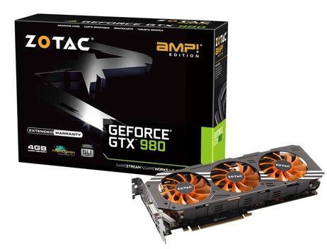 PCパーツ ZOTAC GeForce GTX 980 AMP Edition GeForce® GTX 980 AMP! | ZOTAC