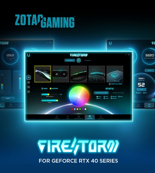 ZOTAC GAMING FireStorm Utility For 40 Series