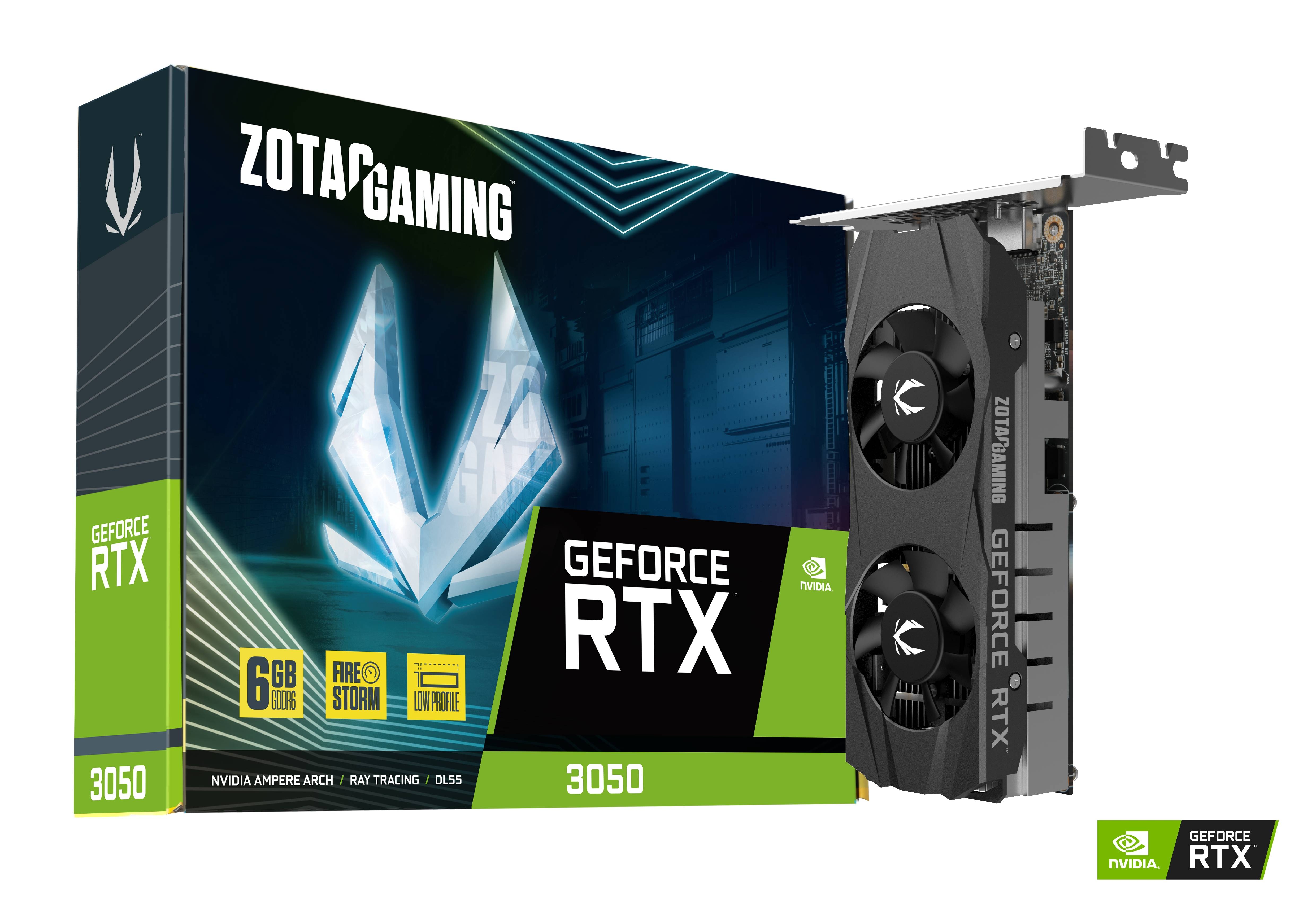 ZOTAC GAMING GeForce RTX 3050 6GB GDDR6 LP | ZOTAC