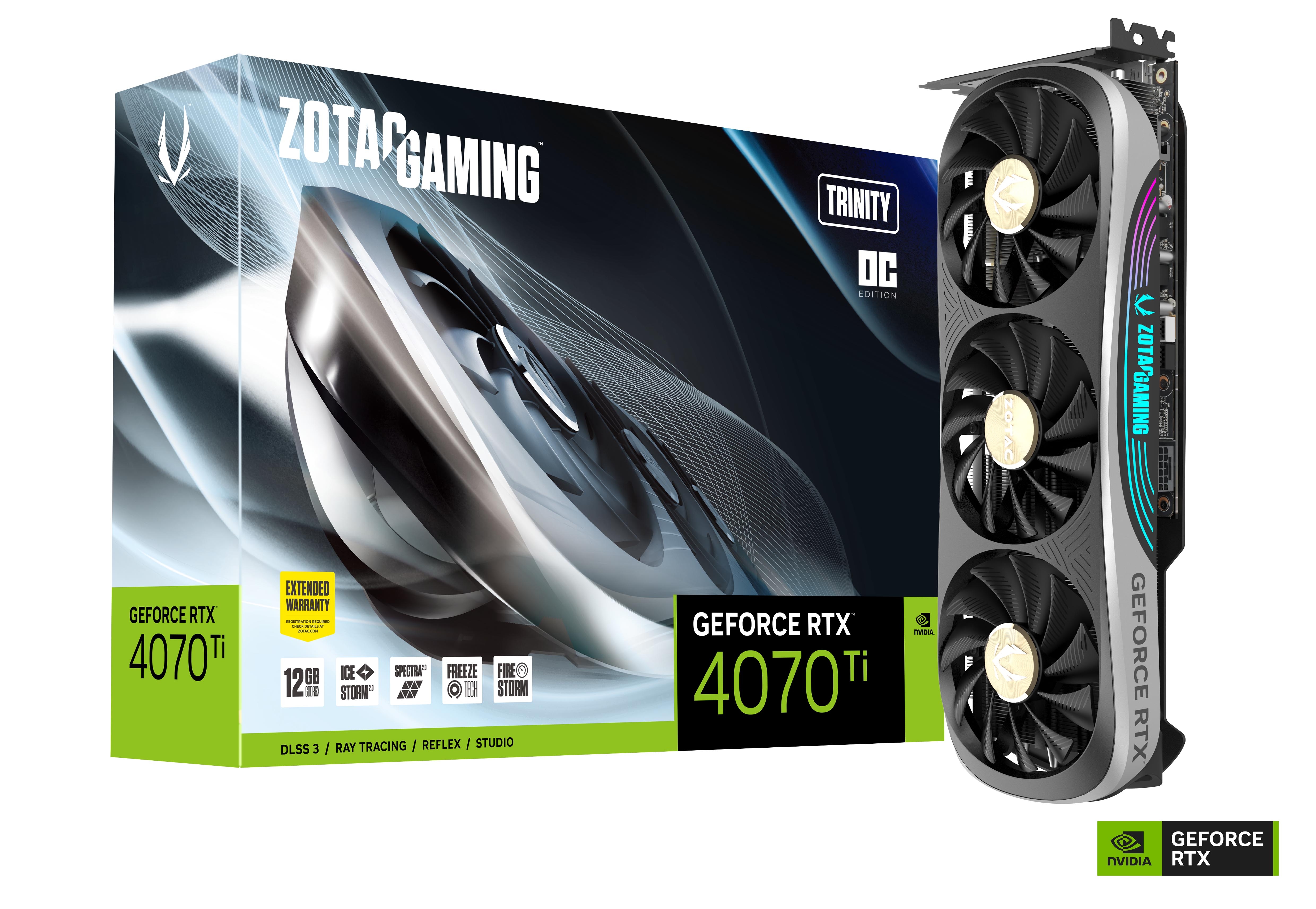 ZOTAC GAMING GeForce RTX 4070 Ti Trinity OC | ZOTAC