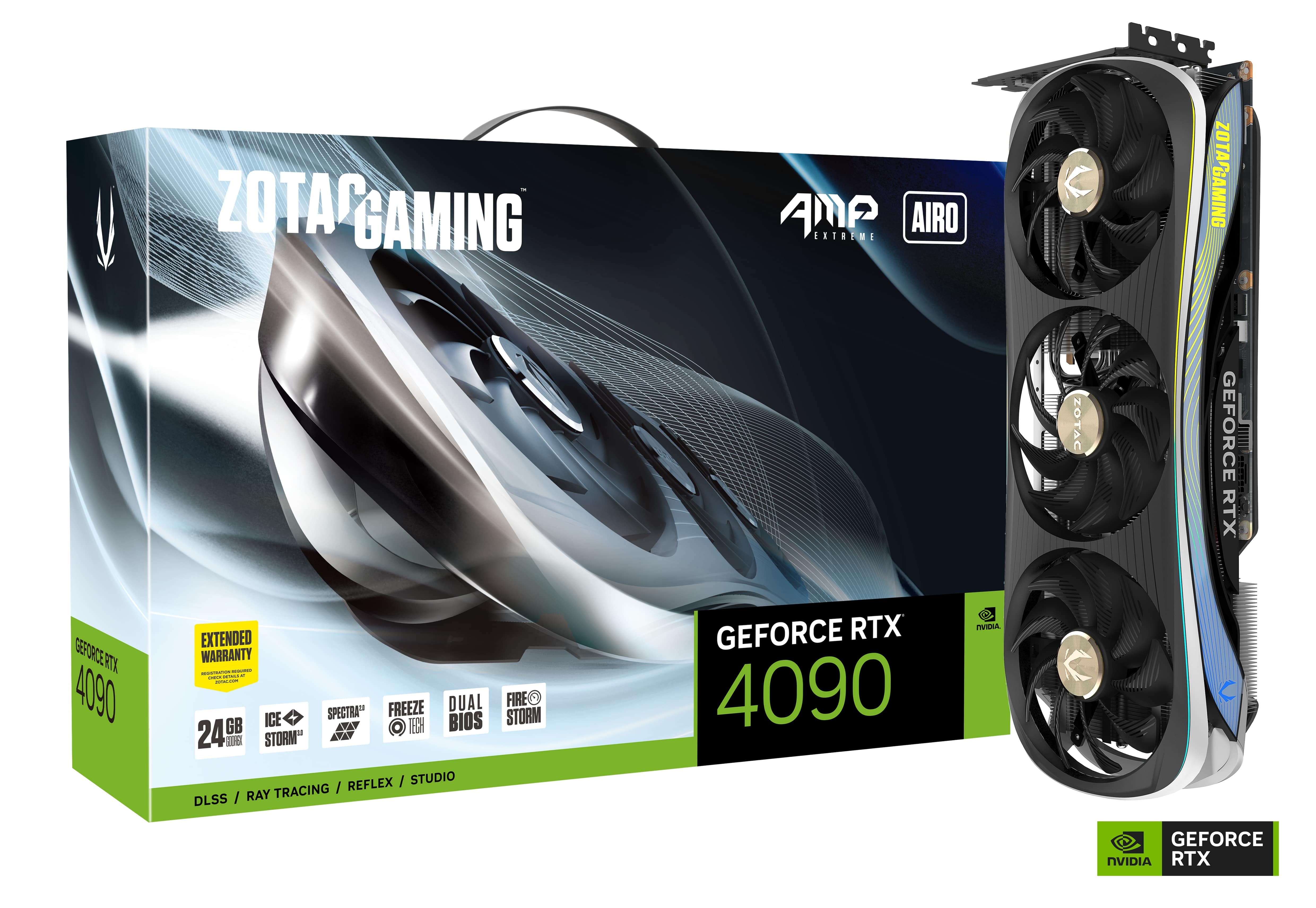 ZOTAC GAMING GeForce RTX 4090 AMP Extreme AIRO | ZOTAC