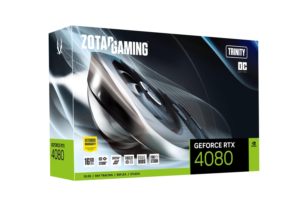 ZOTAC GAMING GeForce RTX 4080 16GB Trinity OC | ZOTAC