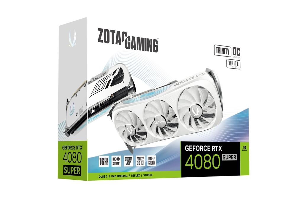 ZOTAC GAMING GeForce RTX 4080 SUPER Trinity OC White Edition 16GB GDDR6X