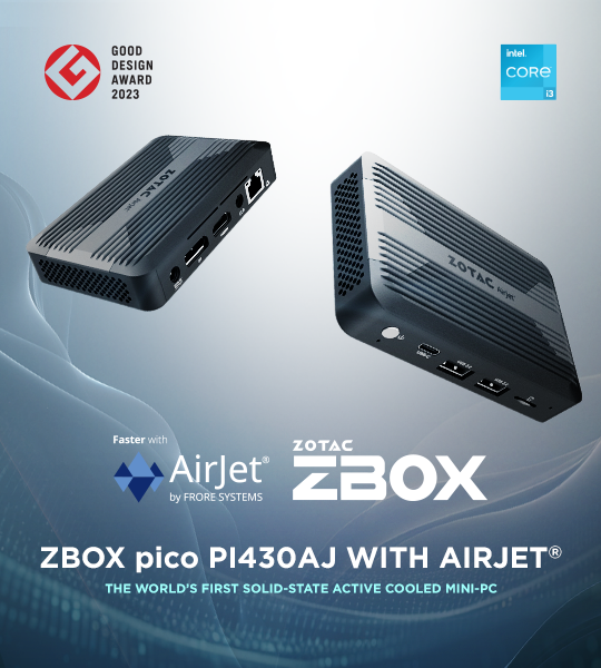 ZBOX pico PI430AJ with AirJet® 