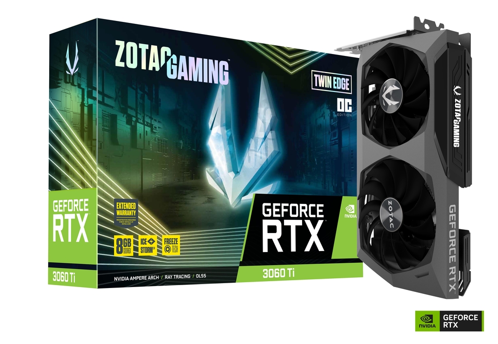 ZOTAC GAMING GeForce RTX 3060 Ti GDDR6X Twin Edge OC