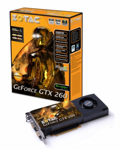 ZOTAC GeForce GTX 260 Synergy Edition ZOTAC It s time to play