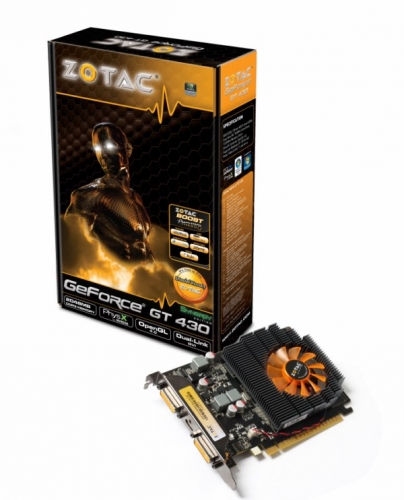 ZOTAC GeForce GT 430 2GB Synergy Edition ZOTAC It s time to play