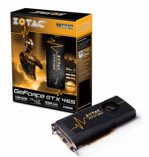 ZOTAC GeForce GTX 465 ZOTAC It s time to play