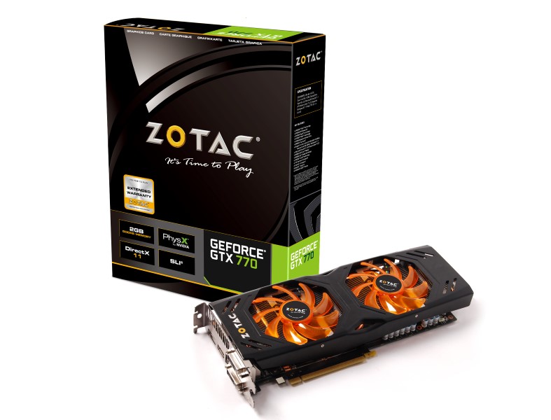 ZOTAC GeForce GTX 770 ZOTAC It s time to play