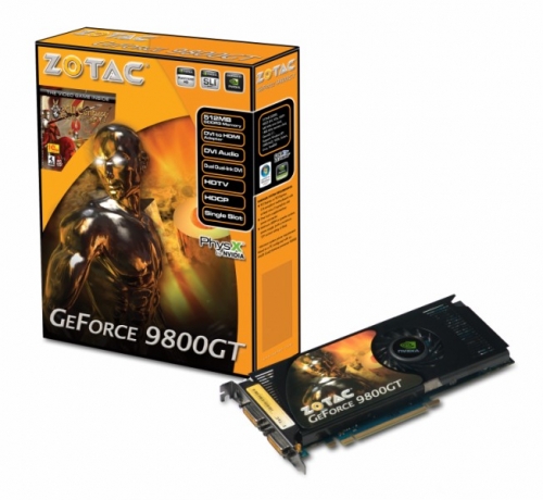 Zotac 9800gt top
