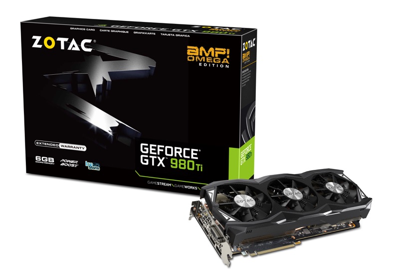 ZOTAC GeForce GTX 980 Ti AMP Omega ZT 90504 10P ZOTAC It s time to play
