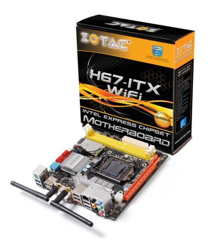 ZOTAC H67 ITX WiFi ZOTAC It s time to play