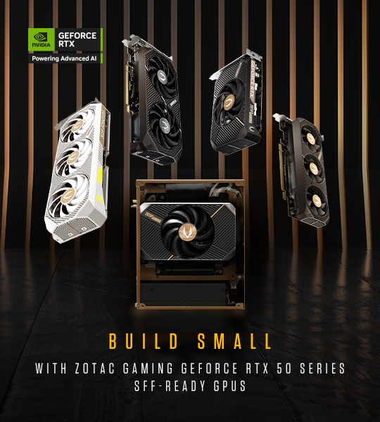 From Small to Smallest, 50 series SFF-ready GPUs