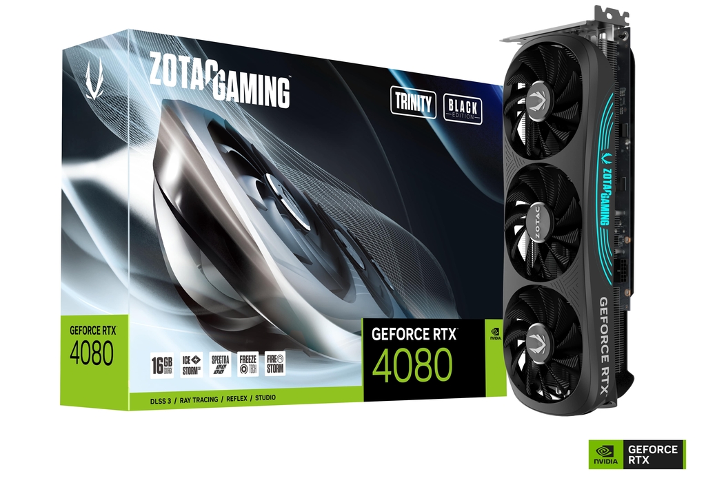ZOTAC GAMING GeForce RTX 4080 16GB Trinity 黑色版