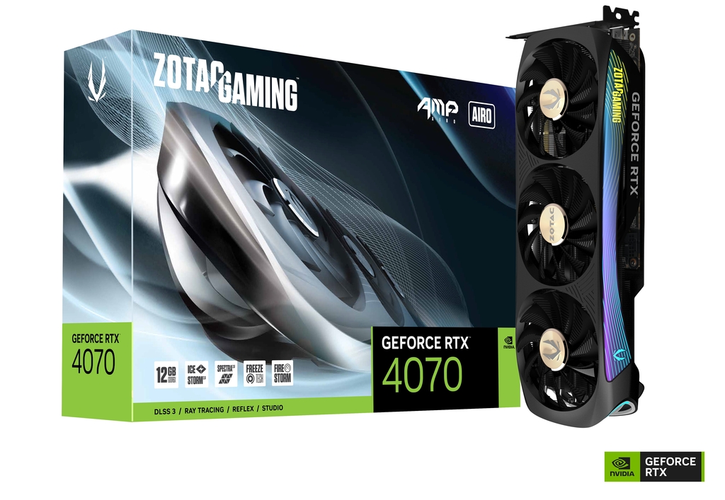ZOTAC GAMING GeForce RTX 4070 AMP AIRO