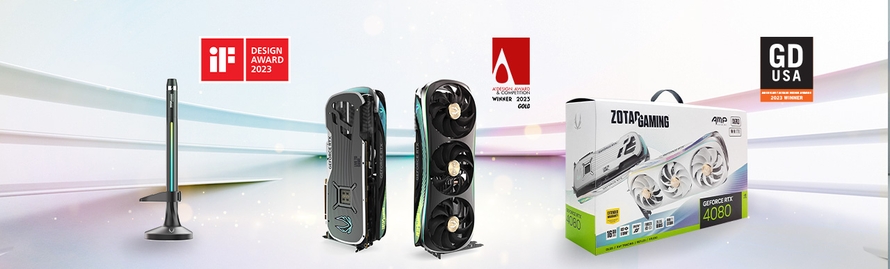 ZOTAC Wins iF Design Award, GDUSA Award & A’ Design Award