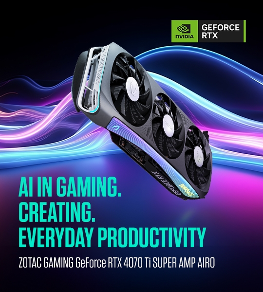 ZOTAC GAMING GeForce RTX 4070 Ti SUPER AMP AIRO