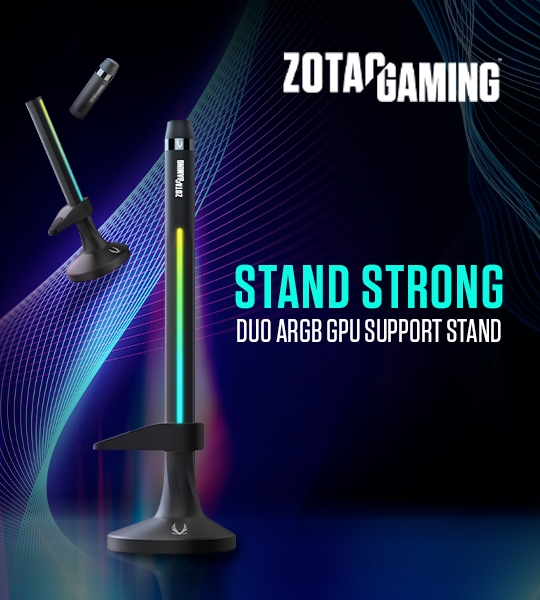 ZOTAC GAMING DUO ARGB GPU Support Stand